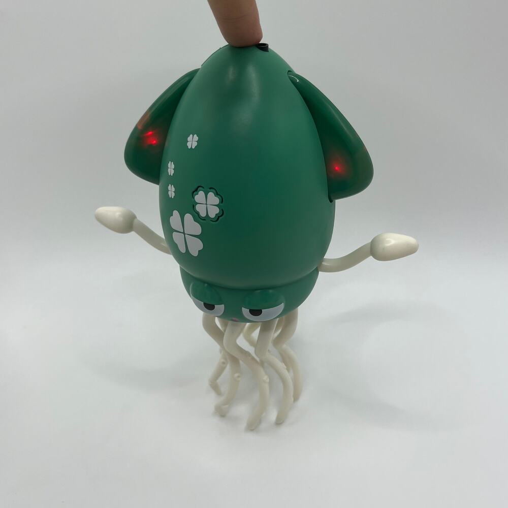 Magical Dancing Octopus Stress Relief Toy - Fun Birthday Gift with Clover Design